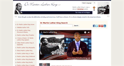 Desktop Screenshot of drmartinlutherking.net