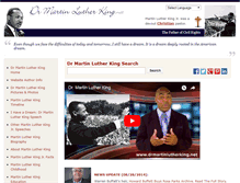 Tablet Screenshot of drmartinlutherking.net